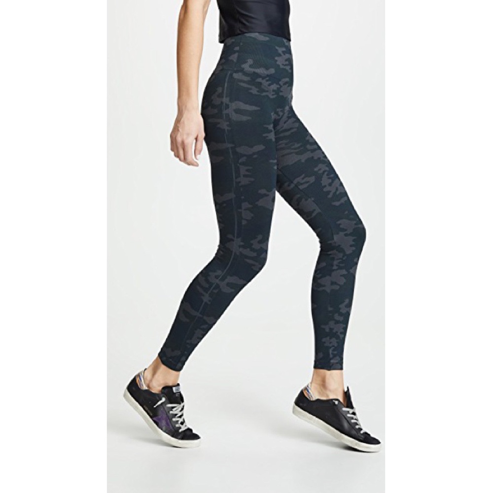 SPANX high waisted compression leggings Large EUC